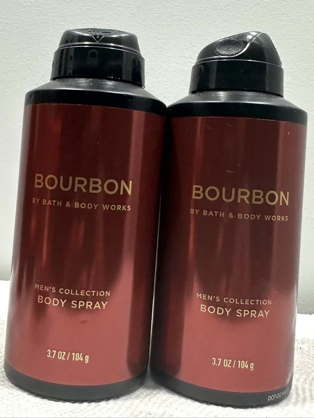 Bath & Body Works Bourbon Men's Body Spray Set of 2 NEW